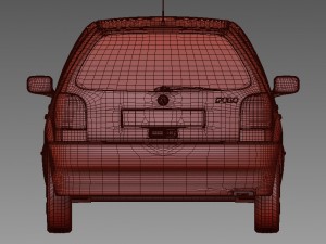 volkswagen polo 6n 96-99 Model 3D