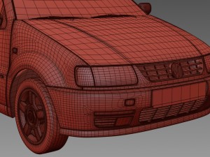 volkswagen polo 6n 96-99 Model 3D