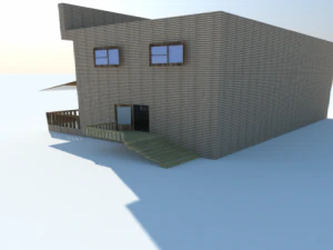 wild west saloon 3D Model