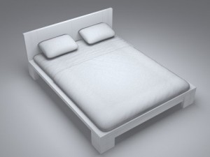 bed 3D Model