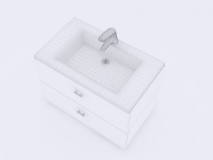 sink and tap 3D Model