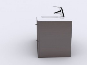 sink and tap low poly 3D 모델