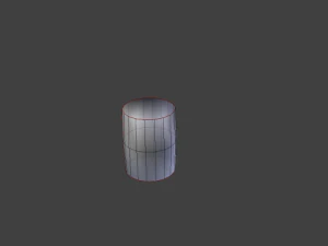 barrel low poly 3D Model