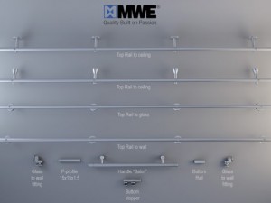 mwe midway sliding door system Modelo 3D