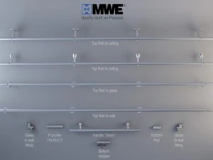 mwe midway sliding door system 3D Model