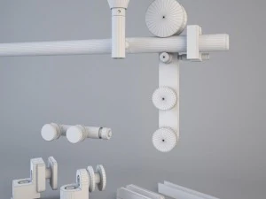 mwe midway sliding door system 3D Model