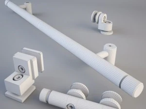mwe midway sliding door system 3D Model