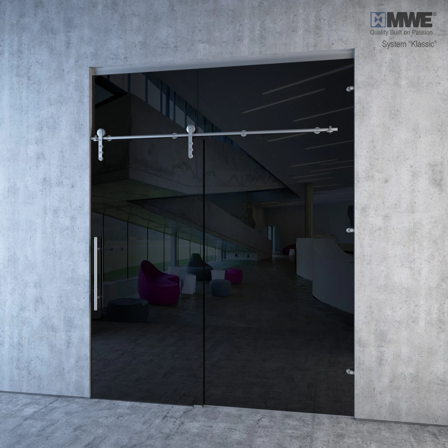 mwe klassic sliding door system 3D Model .c4d .max .obj .3ds .fbx .stl .blend 
