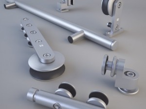 mwe klassic sliding door system Modelo 3D