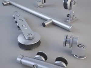 mwe klassic sliding door system 3D Model