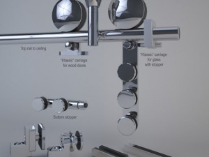 mwe klassic sliding door system Modelo 3D