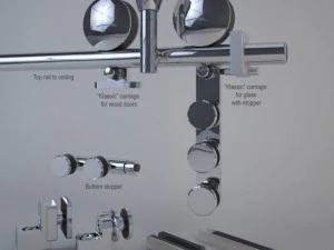 mwe klassic sliding door system 3D Model