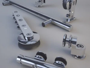 mwe klassic sliding door system 3D Model