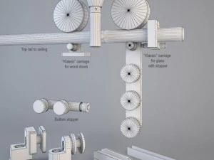 mwe klassic sliding door system 3D Model