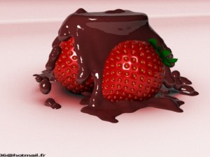 strawbery 3D-Modell