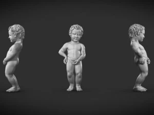manneken pis Modelo 3D