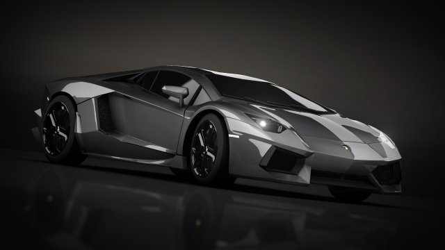 aventador 3D Model .c4d .max .obj .3ds .fbx .stl .blend 