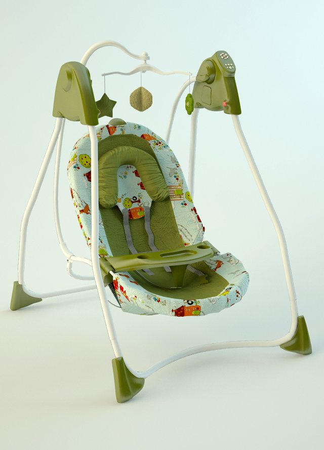 teeter  children swing Modelo 3D .c4d .max .obj .3ds .fbx .stl .blend 