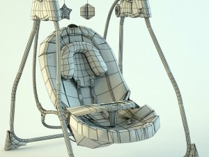 teeter  children swing Modelo 3D