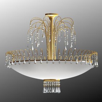 ceiling lamp 3D Model .c4d .max .obj .3ds .fbx .stl .blend 