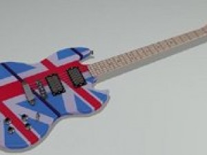 guitar 3D-Modell