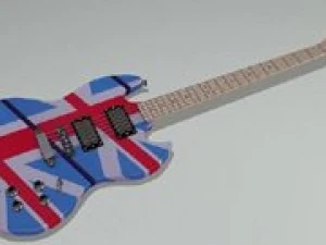 guitarra Modelo 3D