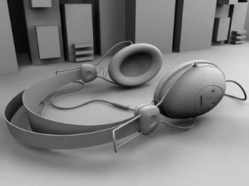 fones de ouvido Modelo 3D .c4d .max .obj .3ds .fbx .stl .blend 