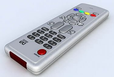 remote control of tv 3D Модель .c4d .max .obj .3ds .fbx .stl .blend 