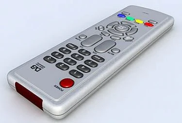 remote control of tv 3D Model .c4d .max .obj .3ds .fbx .stl .blend