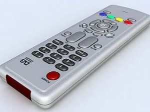 remote control of tv 3D-Modell