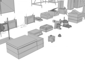 laboratory equimnets 3D Model