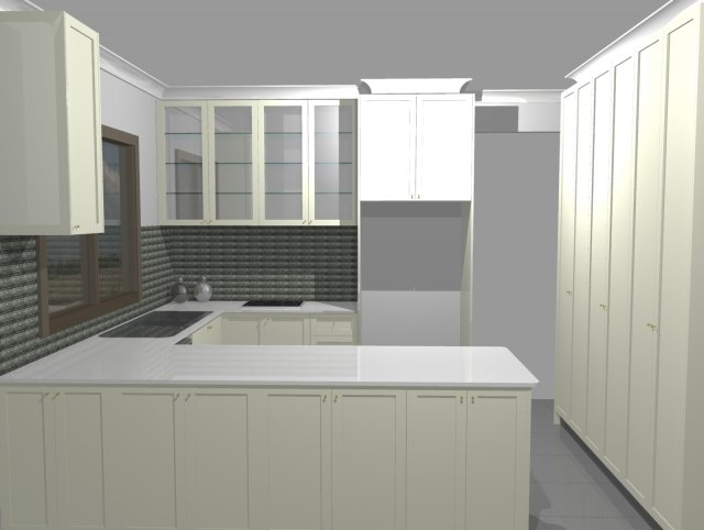 kitchen001 3D Model .c4d .max .obj .3ds .fbx .stl .blend 
