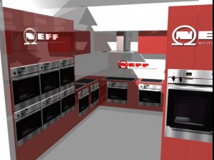 neff kitchen 3D Модель