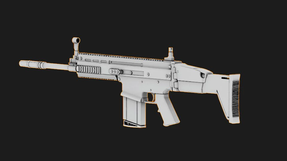 hk scarh 3D Model .c4d .max .obj .3ds .fbx .stl .blend 