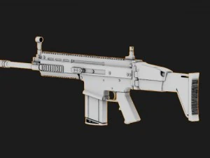 hk scarh 3D Model