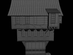 medieval building 3D 모델