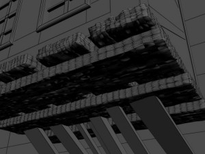 medieval building 3D 모델