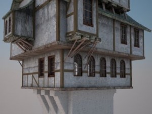 medieval building 3D 모델