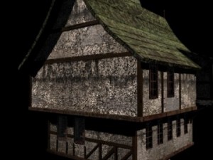 medieval building 3D 모델