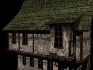 medieval building 3D 모델