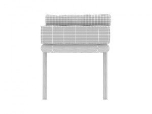 barcelona bed 3Dモデル