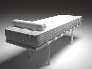 barcelona bed 3Dモデル