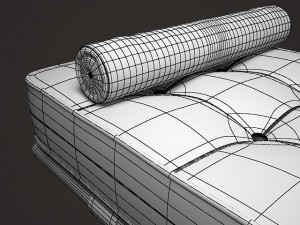 barcelona bed 3Dモデル