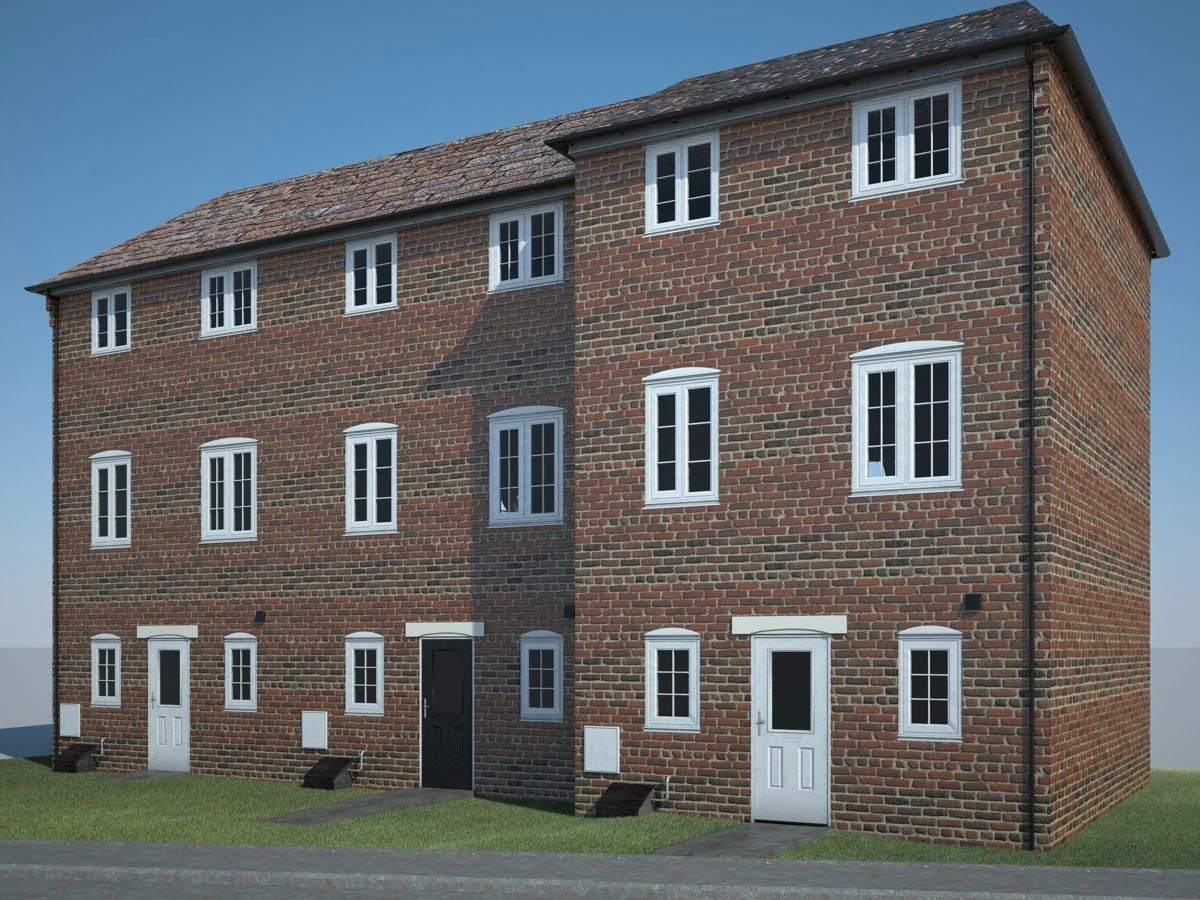 building 3D Model .c4d .max .obj .3ds .fbx .stl .blend 