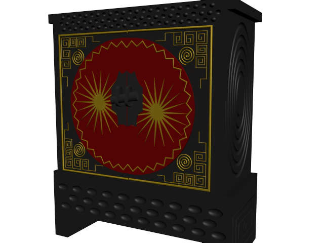 wardrobe 3D Model .c4d .max .obj .3ds .fbx .stl .blend 