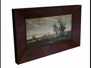 pintura orilla del manzanares Modelo 3D