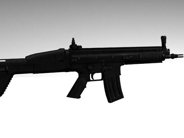 fn scar 3D मॉडल .c4d .max .obj .3ds .fbx .stl .blend 