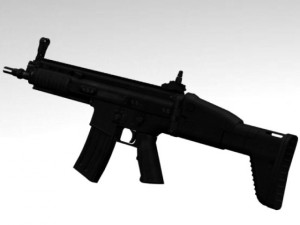 fn scar 3D मॉडल
