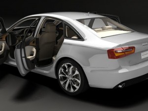 audi a6 2012 quatro 3D Model
