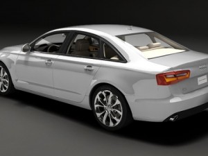 audi a6 2012 quatro 3D Model